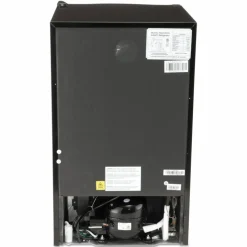 Avanti 4.4 Cu Ft Refrigerator, Black/Stainless Steel
