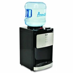Avanti Counter Top Thermoelectric Hot and Cold Water Dispenser, 3 gal to 5 gal, 12 x 13 x 20, Black/Stainless Steel