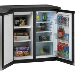 Avanti Model RMS551SS - SIDE-BY-SIDE Refrigerator/Freezer - 5.50 ft³ - Auto-defrost - 3.30 ft³ Net Refrigerator Capacity - RMS551SS