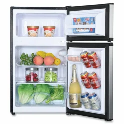 Avanti RA31B3S Counterhigh Refrigerator, Black/Stainless Steel