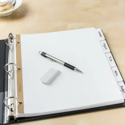 Avery Big Tab Write & Erase Dividers 5 Tab - 1 Set