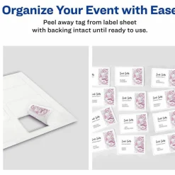Avery Flexible Name Badge Labels, 2 1/3