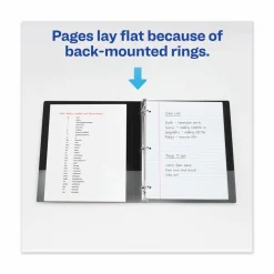 Avery Frame View 3-Ring Binder With Locking One-Touch EZD Rings, 1/2