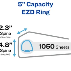 Avery Heavy-Duty View 3 Ring Binder, 5