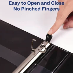 Avery Heavy-Duty View 3 Ring Binder, 3" One Touch EZD Rings, White, 1 Binder