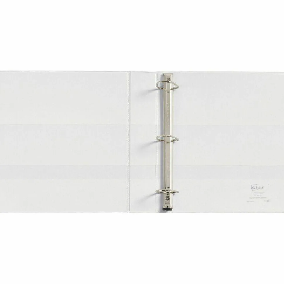 Avery Heavy-Duty View 3 Ring Binder, 1.5" One Touch EZD Rings, White, 1 Binder