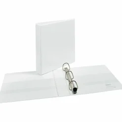 Avery Heavy-Duty View 3 Ring Binder, 1.5" One Touch EZD Rings, White, 1 Binder