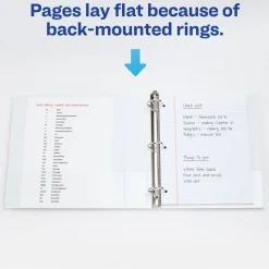 Avery Heavy-Duty View 3 Ring Binder, 1.5" One Touch EZD Rings, White, Pack Of 12