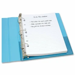 Avery Mini Binder Filler Paper, Fits 3-Ring/7-Ring Binders, 5-1/2
