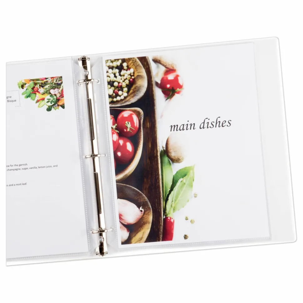 Avery Non-Glare Heavyweight Sheet Protectors With Easy Load, 8-1/2" x 11", Clear, 100 Document Protectors