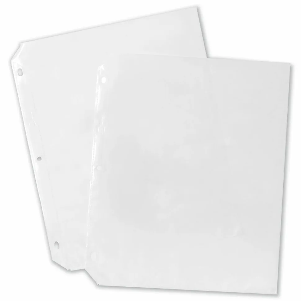 Avery Non-Glare Heavyweight Sheet Protectors With Easy Load, 8-1/2" x 11", Clear, 100 Document Protectors