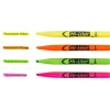 Avery Pen Style Highlighters, Chisel Point Style, Assorted Fluorescent, Pack Of 4