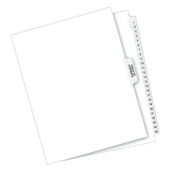 Avery Premium Collated Legal Dividers Avery Style, Side-Tab, 1-25 & Table Of Contents, 8-1/2