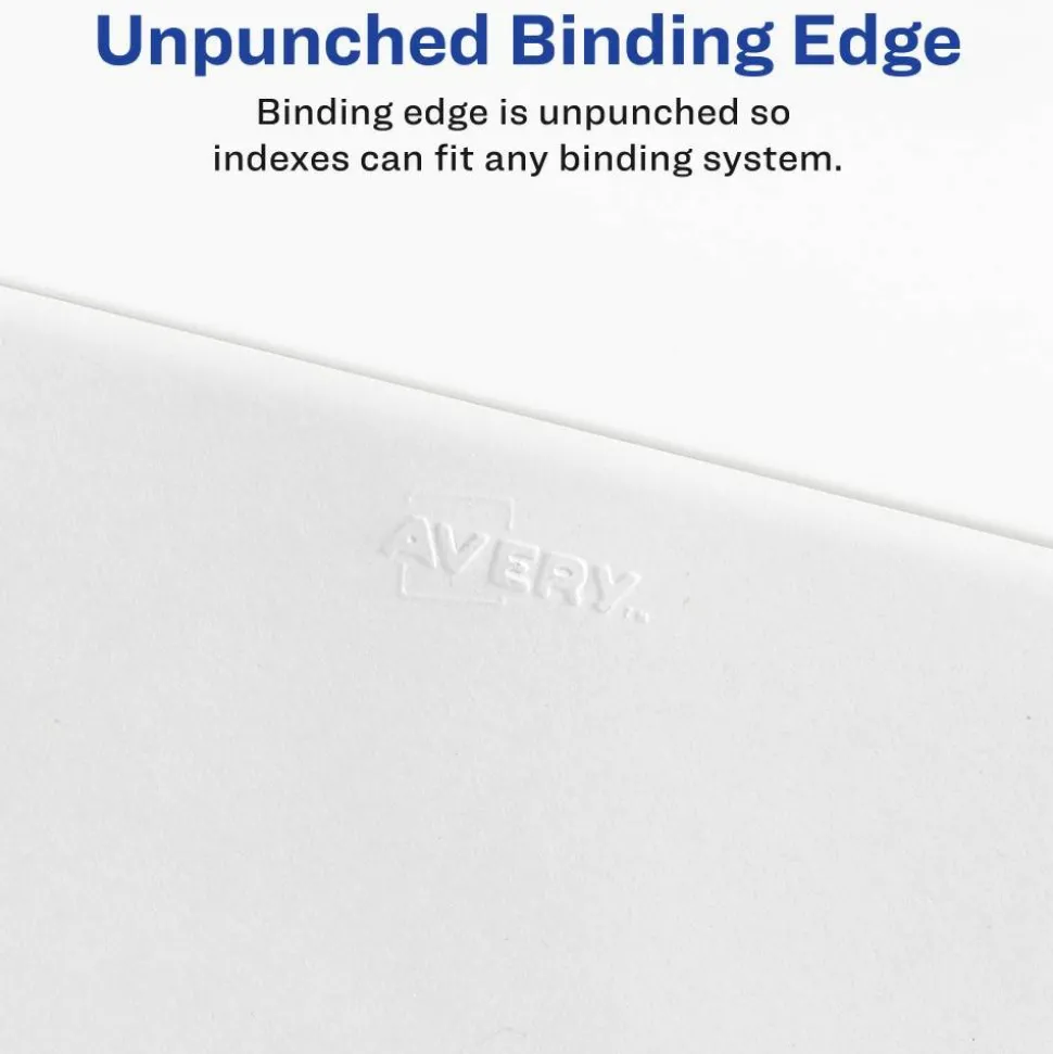 Avery Premium Collated Legal Dividers Avery Style, Side-Tab, 26-50 & Table Of Contents, 8-1/2" x 11"