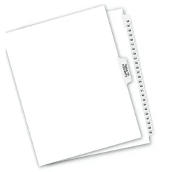 Avery Premium Collated Legal Dividers Avery Style, Side-Tab, 26-50 & Table Of Contents, 8-1/2