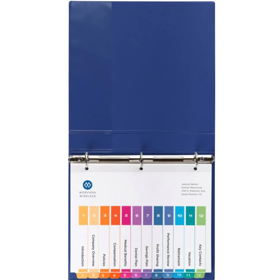 Avery Ready Index Table of Content Dividers