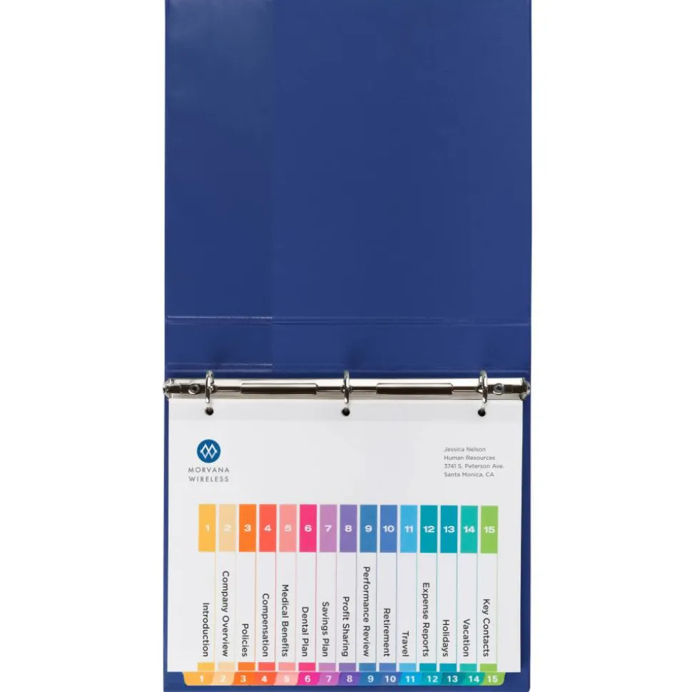 Avery Ready Index Table of Contents Dividers