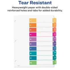 Avery Ready Index Table of Content Dividers