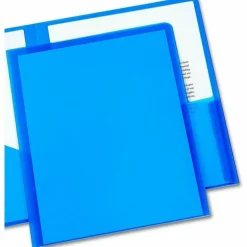 Avery Translucent Two Pocket Water Resistant Folder, 8-1/2