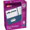 Avery Two Pocket Folders, 8-1/2" x 11", Dark Blue, Box Of 25
