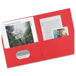 Avery Two Pocket Folders, 8-1/2
