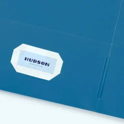 Avery Two-Pocket Folder, Accommodates (40) 11 x 8.5 Sheets, Light Blue, 25/Box