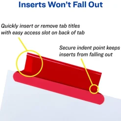 Avery Big Tab Extra-Wide Insertable Dividers, 9-1/4