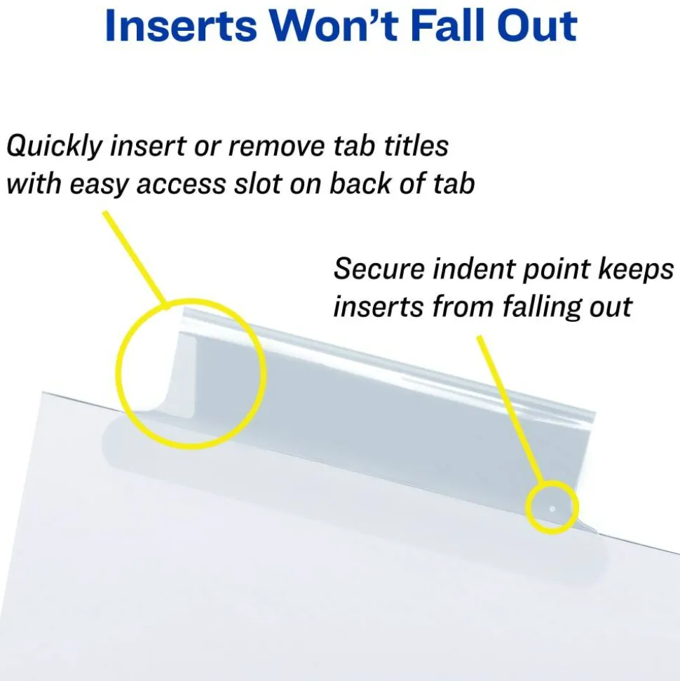 Avery Big Tab Insertable Dividers