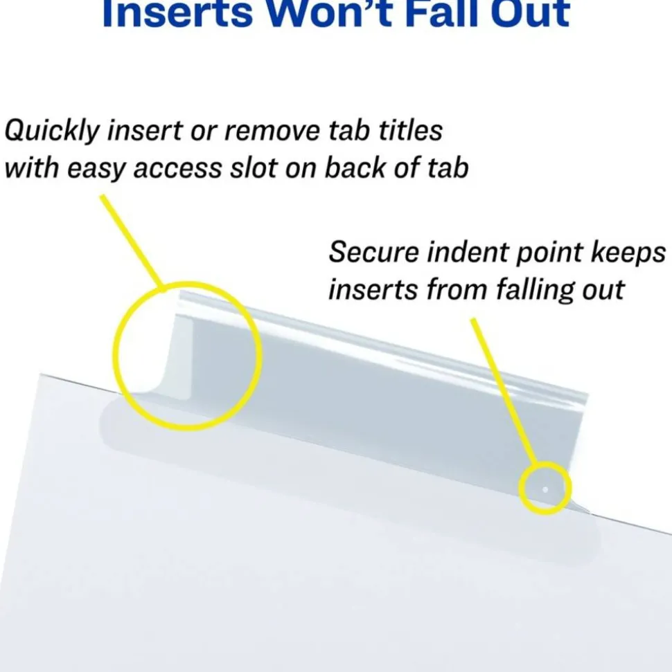 Avery Big Tab Insertable Dividers