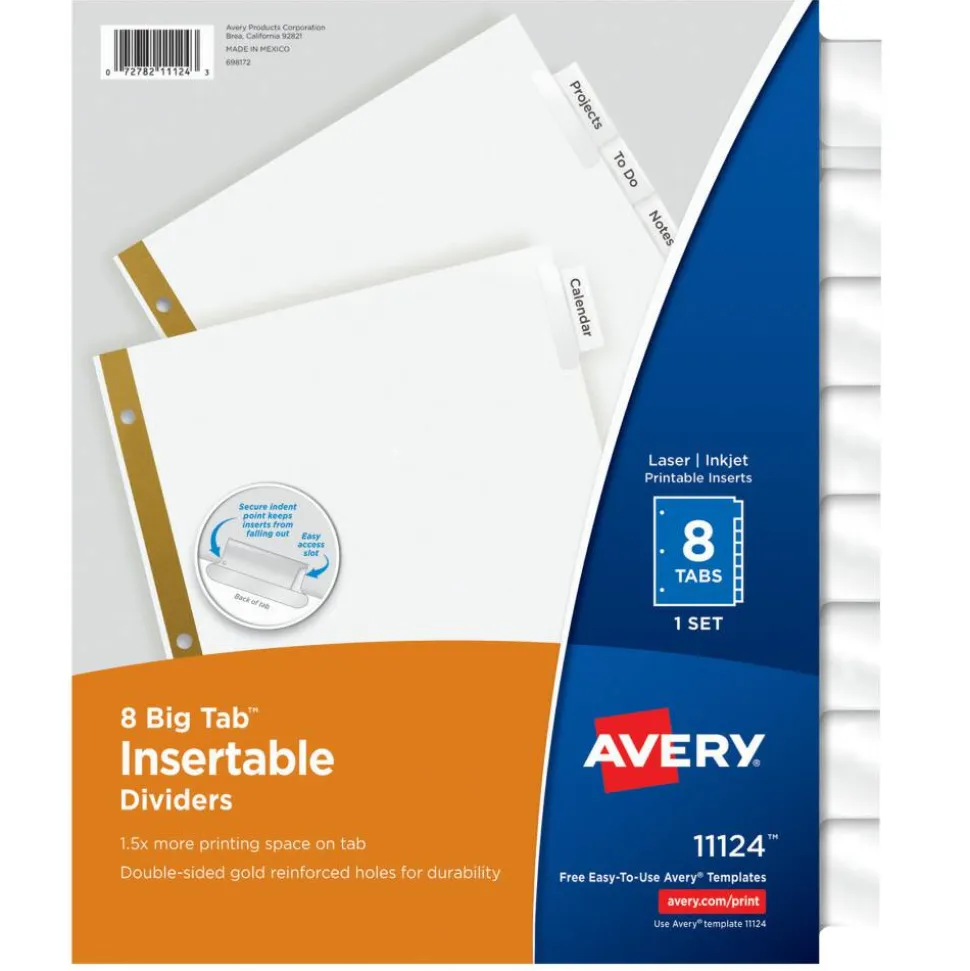 Avery Big Tab Insertable Dividers