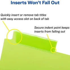 Avery Big Tab Insertable Plastic Dividers
