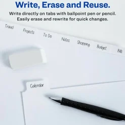 Avery Big Tab Write & Erase Dividers