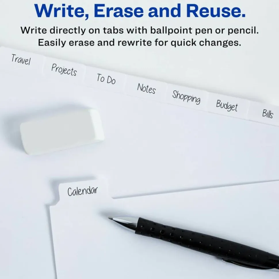 Avery Big Tab Write & Erase Dividers
