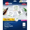 Avery Clean Edge Laser Printable Multipurpose Card, White, 35703
