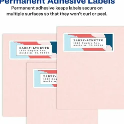 Avery Easy Peel Address Labels With Sure Feed Technology, 5961, Rectangle, 1