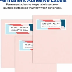 Avery Easy Peel Address Labels With Sure Feed Technology, 5160, Rectangle, 1