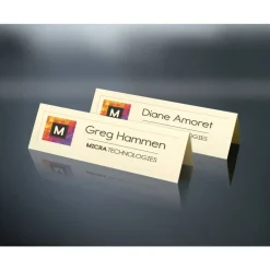 Avery Embossed Tent Cards, 2 1/2
