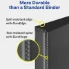 Avery Extra-Wide Heavy-Duty View 3-Ring Binder With Locking One-Touch EZD Rings, 1" D-Rings, White