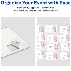 Avery Flexible Name Badge Labels, 5895, 2 1/3
