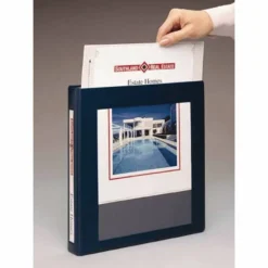 Avery Framed View Heavy-Duty Binders, 3 Rings, 1" Capacity, 11 x 8.5, Black