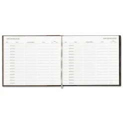 Avery Hardcover Visitor Register, 10 1/2" x 8", Burgundy