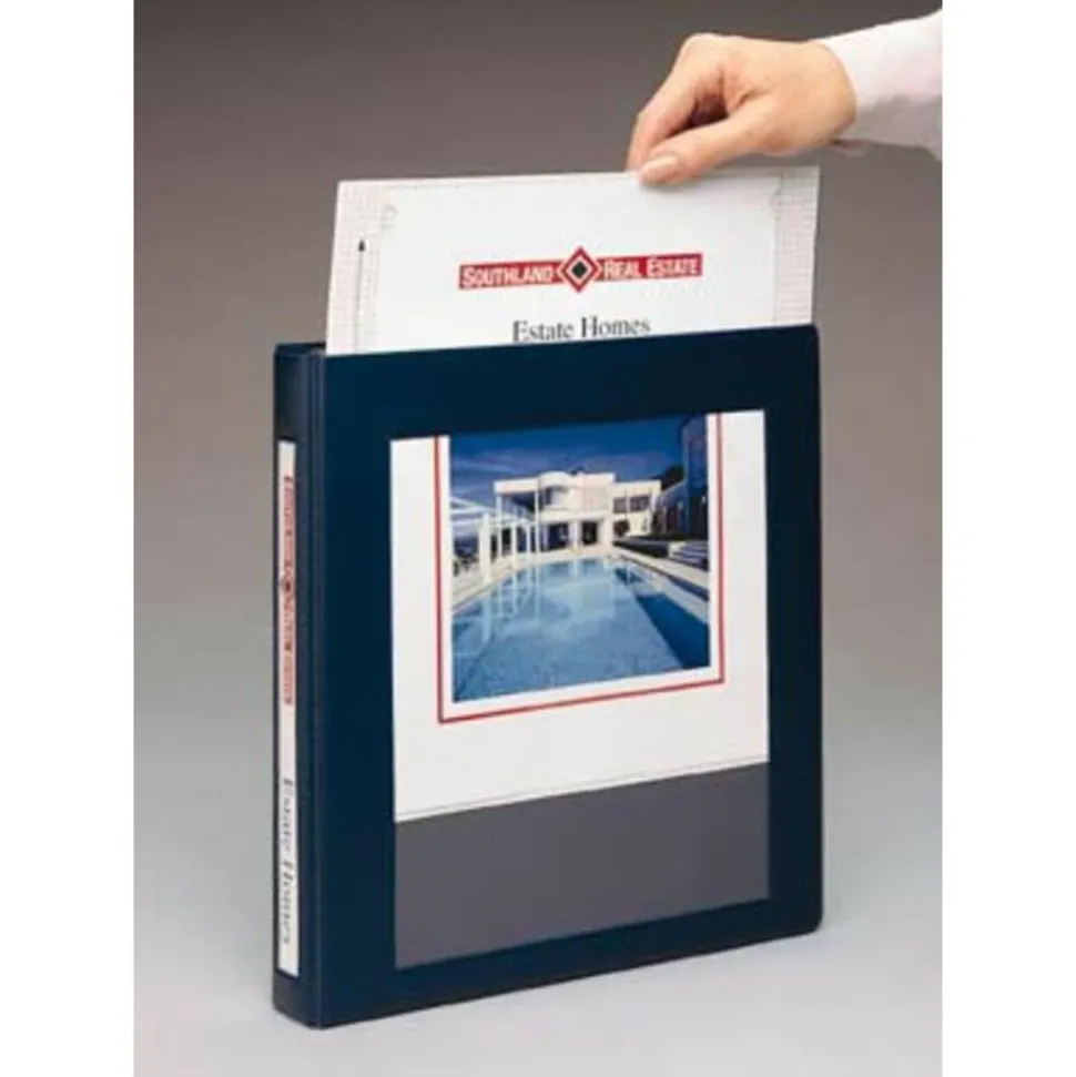 Avery Heavy-Duty Framed View 3-Ring Binder, 1.5" One Touch EZD Rings, Black, 1 Binder