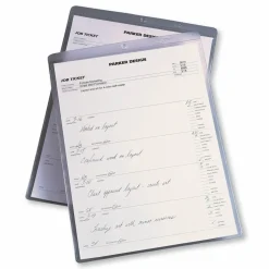 Avery Heavyweight Clear Job Ticket Holder, Top Load 9 x 12 Insert, Clear Front, 10/Pack