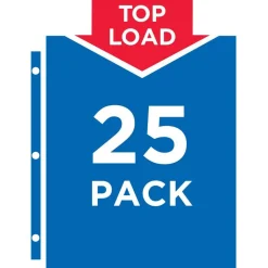 Avery Heavyweight Easy Load Sheet Protectors, 8-1/2