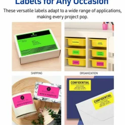 Avery High-Visibility Permanent Laser ID Labels, 5972, 1