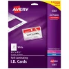 Avery Laminated I.D. Cards, Box Of 30