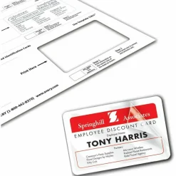 Avery Laminated I.D. Cards, Box Of 30