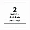 Avery Lanyard-Style Badge Holder w/Laser/Inkjet Inserts, Top Load, 4.25 x 6, WE, 75/PK