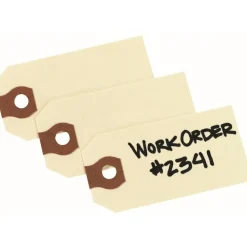 Avery Manila "G" Shipping Tags - 2.75" Length x 1.37" Width - Rectangular - 1000 / Box - Manila