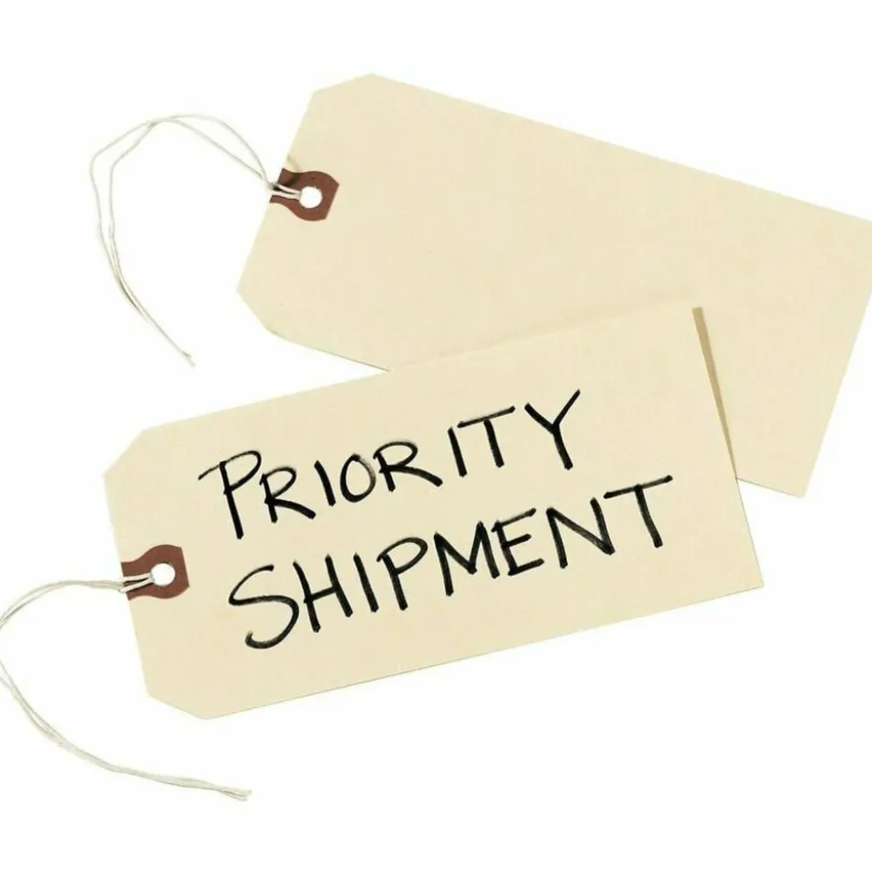 Avery Manila "G" Shipping Tags - 3.75" Length x 1.87" Width - Rectangular - String Fastener - 1000 / Box - Manila